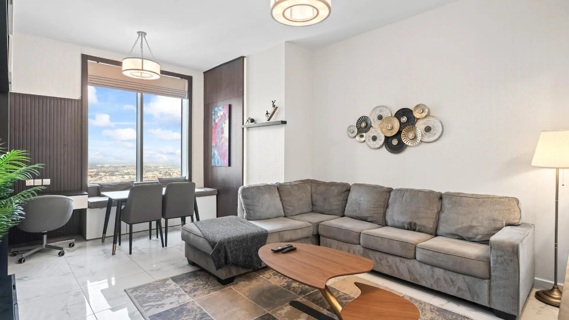 Elegant 1-Bdr Retreat With Stunning Views -Noura Tower 37 Apartment Dubai
